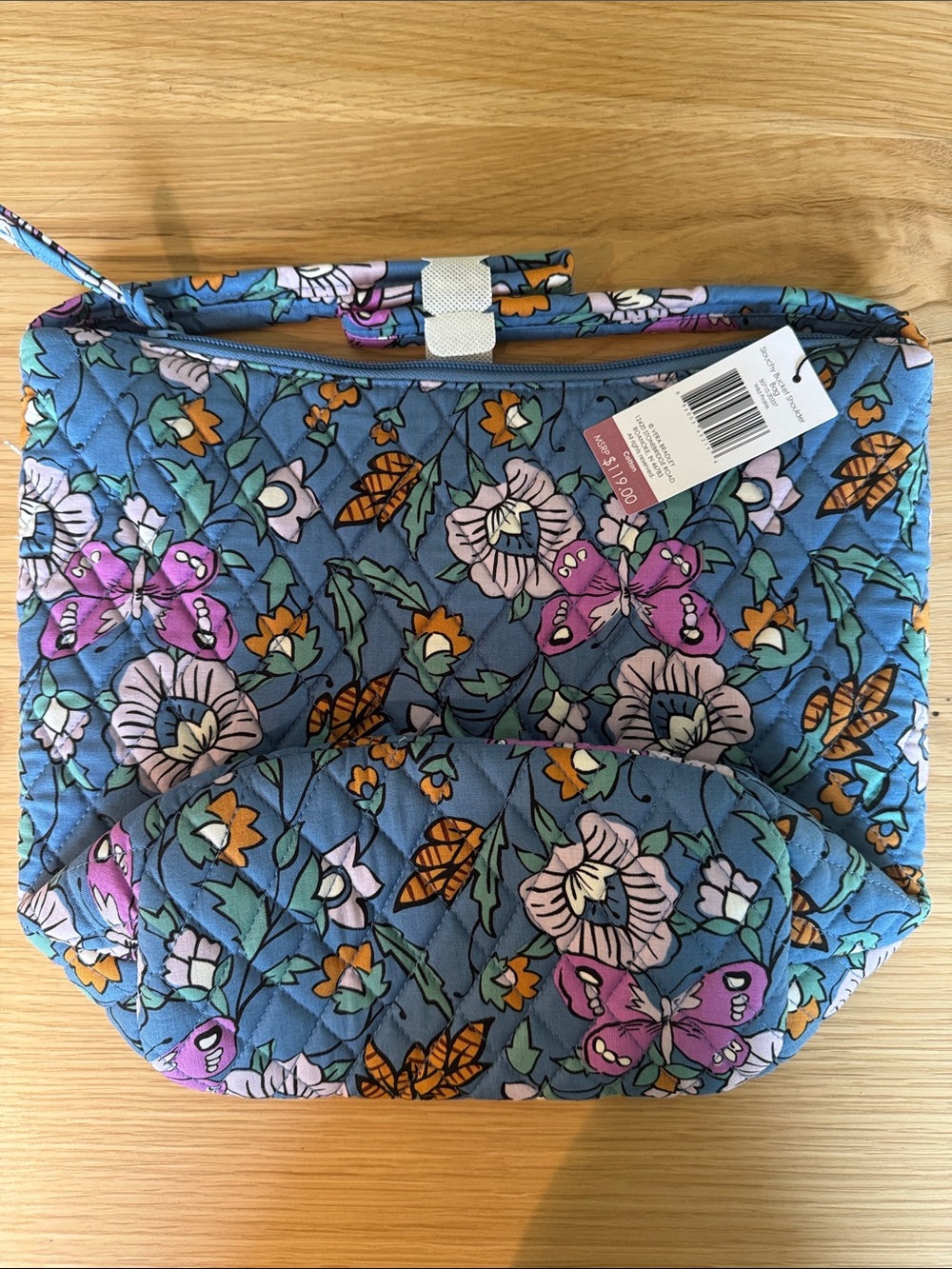 Vera Bradley Slouchy Bucket Shoulder Bag in Wild Prairie